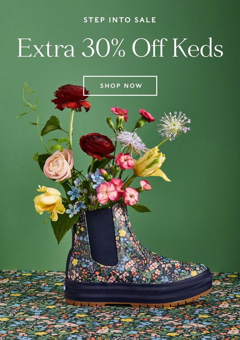 Extra 30% Off Keds