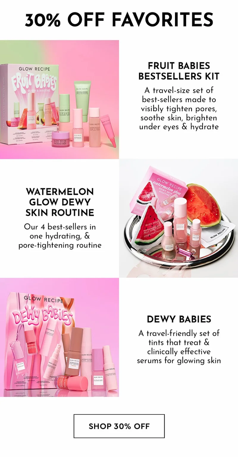 30% off favorites