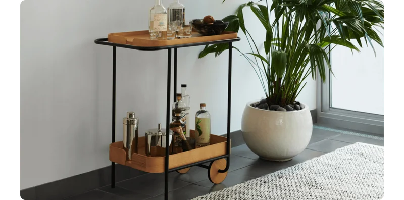 Dram Bar Cart