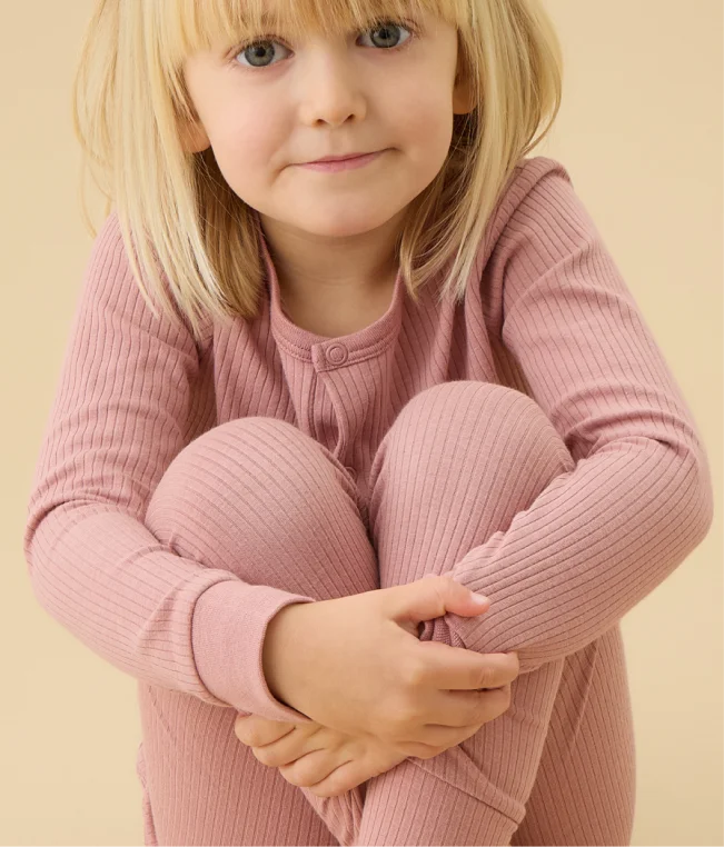 Ribbed Pajama Set