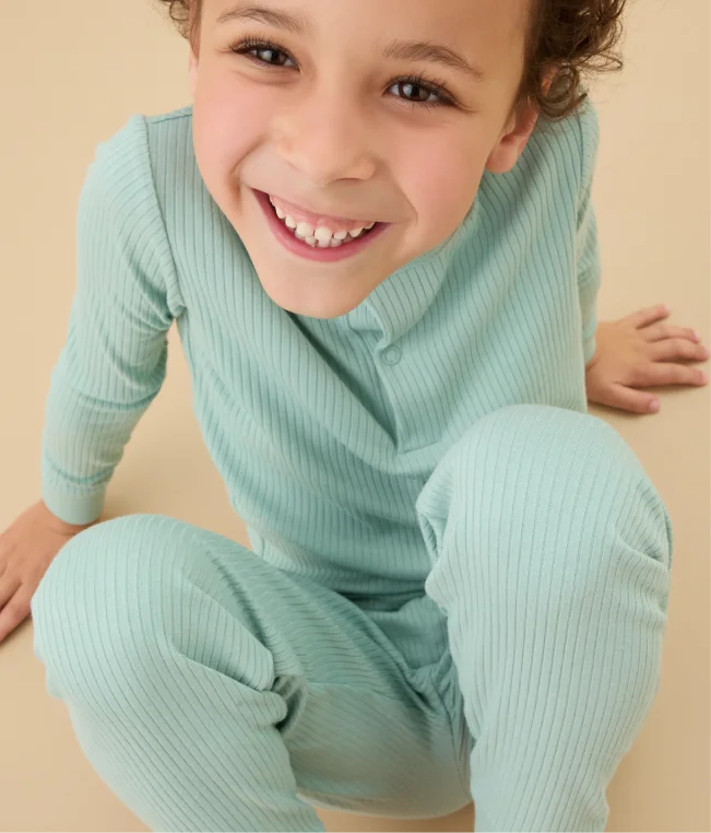 Ribbed Pajama Set