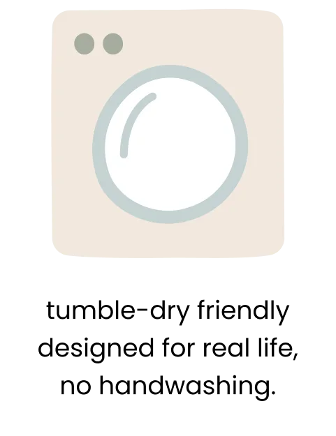 tumble-dry friendly