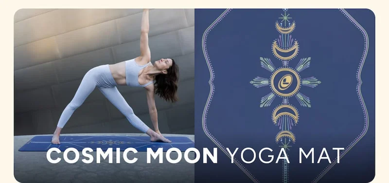 Cosmic Moon Yoga Mat
