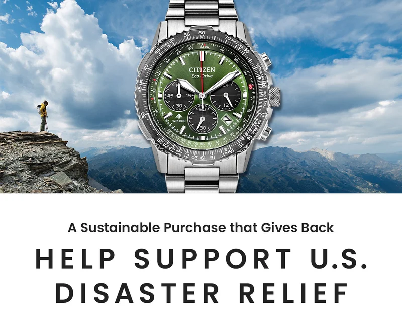 A Sustainable Purchase that Gives Back Help Support U.S. Disaster Relief