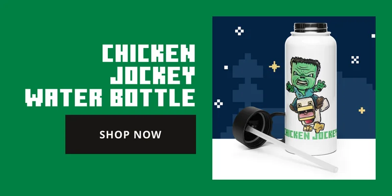 Chicken Jockey Water Bottle