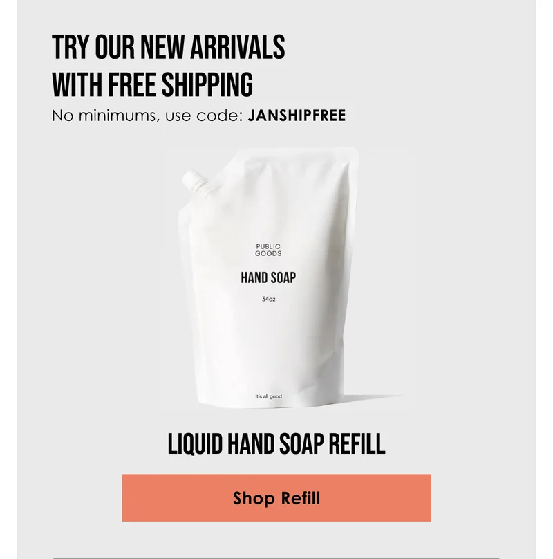 Try our new arrivals