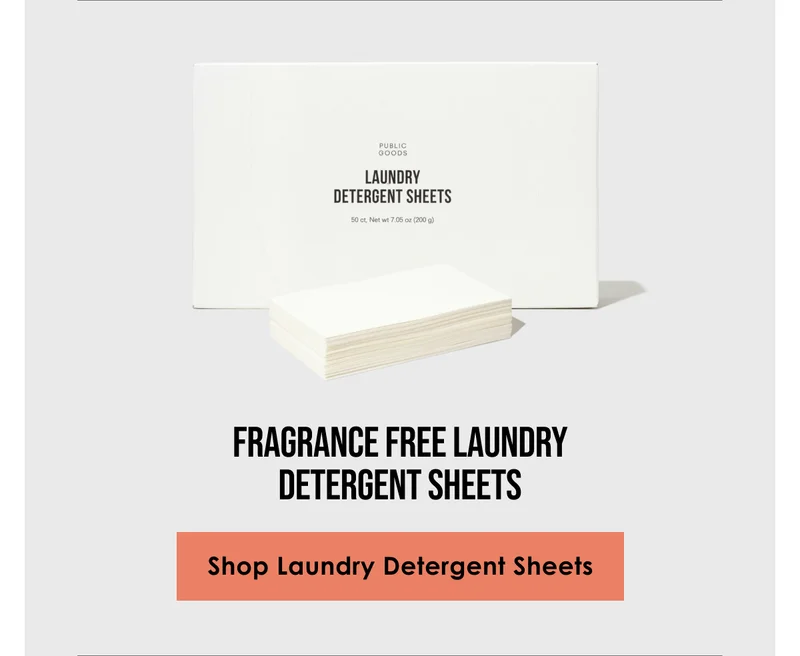 Fragrance Free Laundry Detergent Sheets