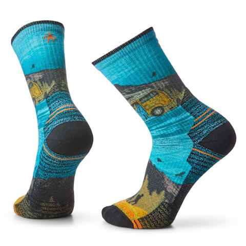 Hike Great Excursion Print Crew Socks