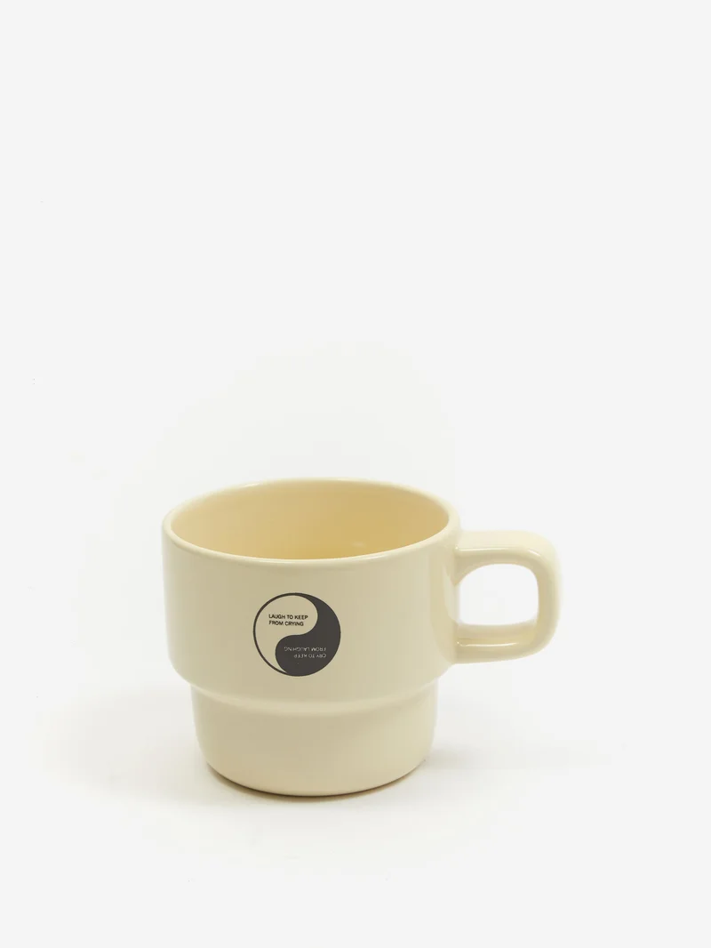 Image of Goodhood Worldwide x Ed Davis Yin-Yang Stacking Mug - White