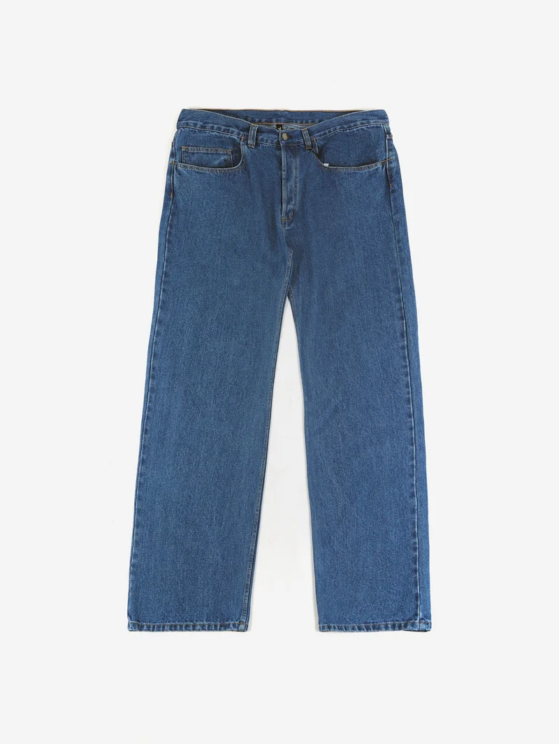 Image of No Problemo Denim Loose Fit Jeans - Blue