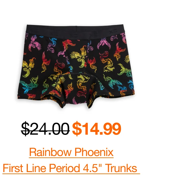 Rainbow Phoenix First Line 4.5" Trunks