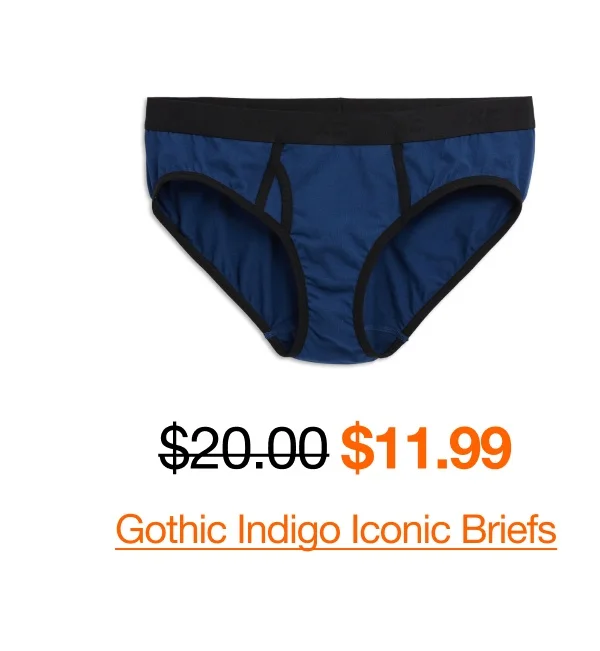 Gothic Indigo Iconic Briefs