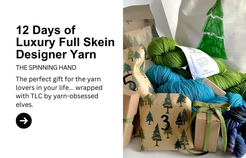 Yarn Advent Calendar: 12 Days of Luxury Full Skein Designer Yarn