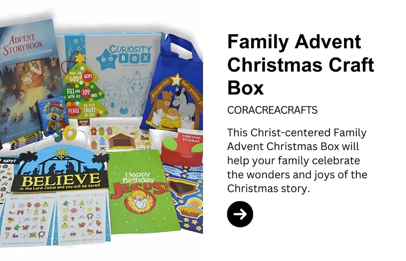 Family Advent Christmas Craft Box