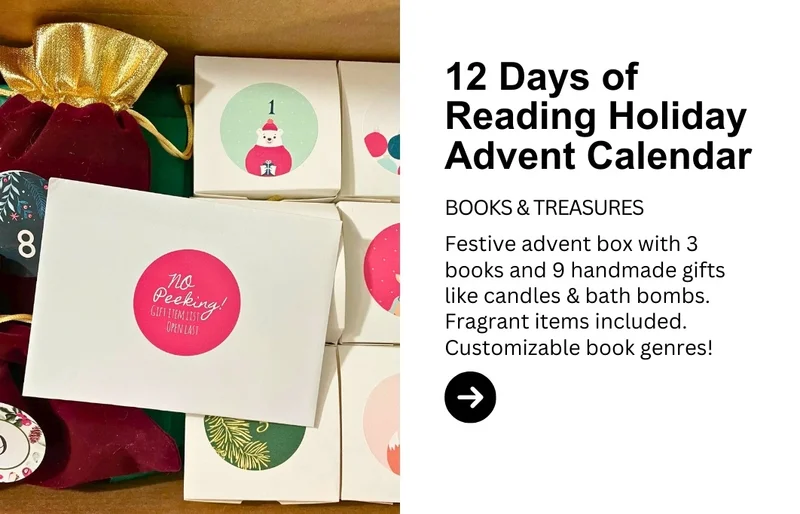 12 Days of Reading Holiday Advent Calendar Box