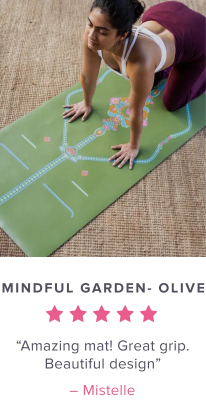 Liforme Mindful Garden - Olive Yoga Mat