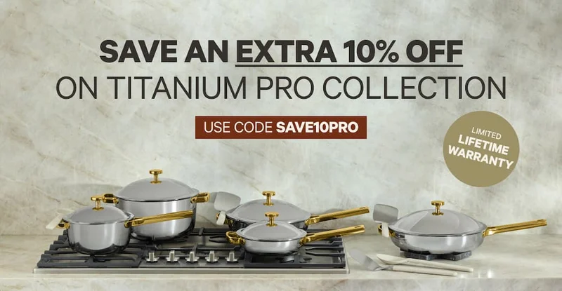 Save an extra 10% off on titanium pro collection - Use Code SAVE10PRO - Shop Now