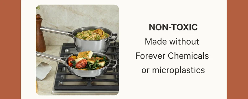 Non-Toxic | Made without Forever Chemicals  or microplastics