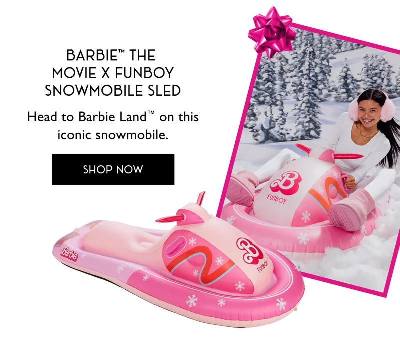 Barbie™ The Movie x FUNBOY Snowmobile Sled