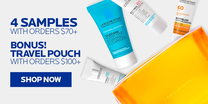 4 SAMPLES WITH ORDERS $70+ & A TRAVEL POUCH WITH ORDERS $100+ | SHOP NOW