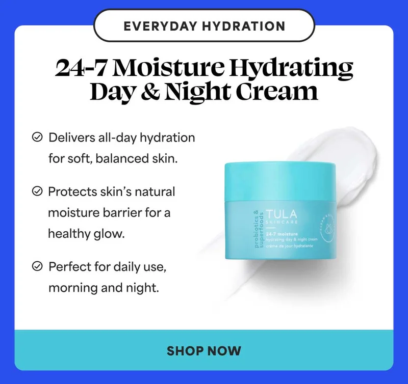 Everyday hydration: 24-7 Moisture Hydrating Day & Night Cream ✅ Delivers all-day hydration for soft, balanced skin. ✅ Protects skin’s natural moisture barrier for a healthy glow. ✅ Perfect for daily use, morning and night. -- SHOP NOW