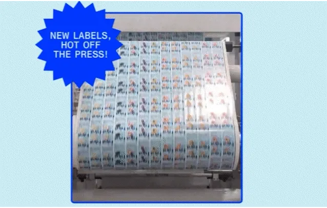 New labels, hot off the press