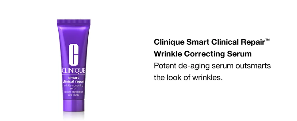 Clinique Smart Clinical Repair™ Wrinkle Correcting Serum | Potent de-aging serum outsmarts the look of wrinkles.