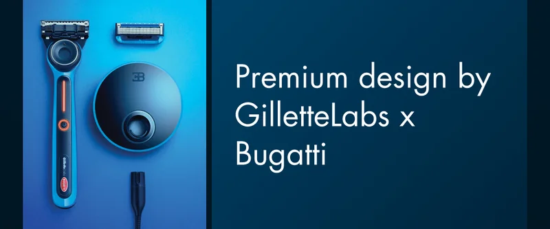 Premium design by GilletteLabs x Bugatti