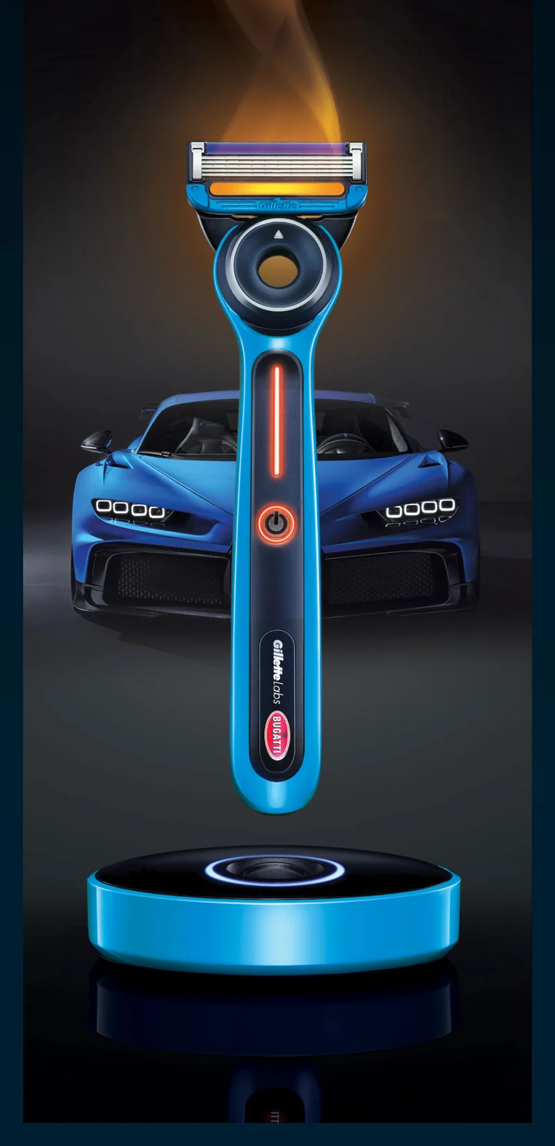 Bugatti heated razor by GilletteLabs
