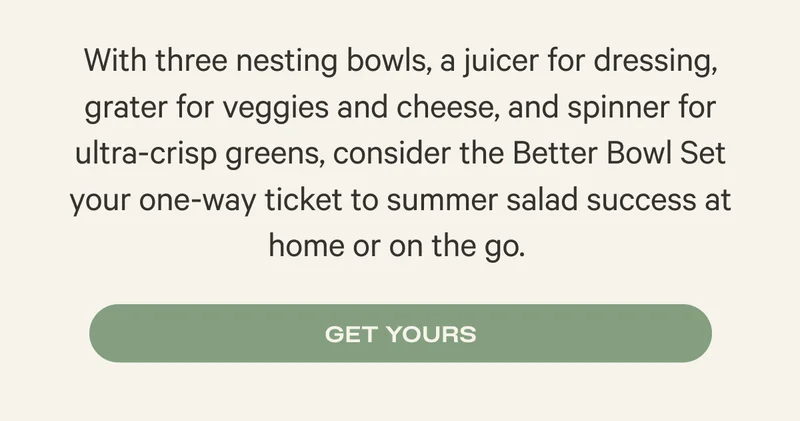 WITH THREE NESTING BOWLS, A JUICER, GRATER, AND SPINNER - GET YOURS