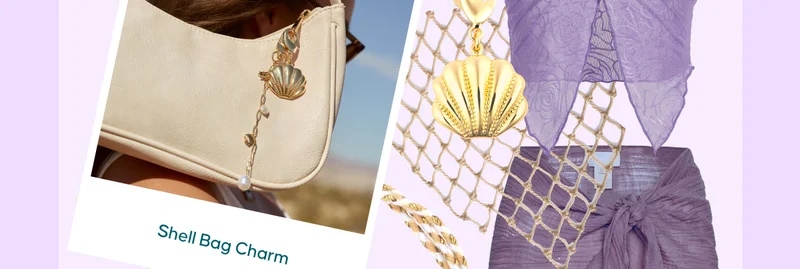Shell Bag Charm