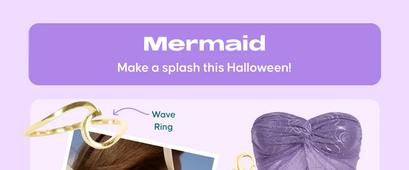 Mermaid. Make a splash this Halloween!