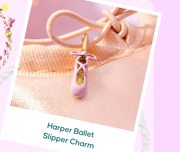 Harper Ballet Slipper Charm