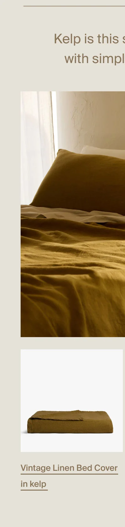 Vintage Linen Bed Cover