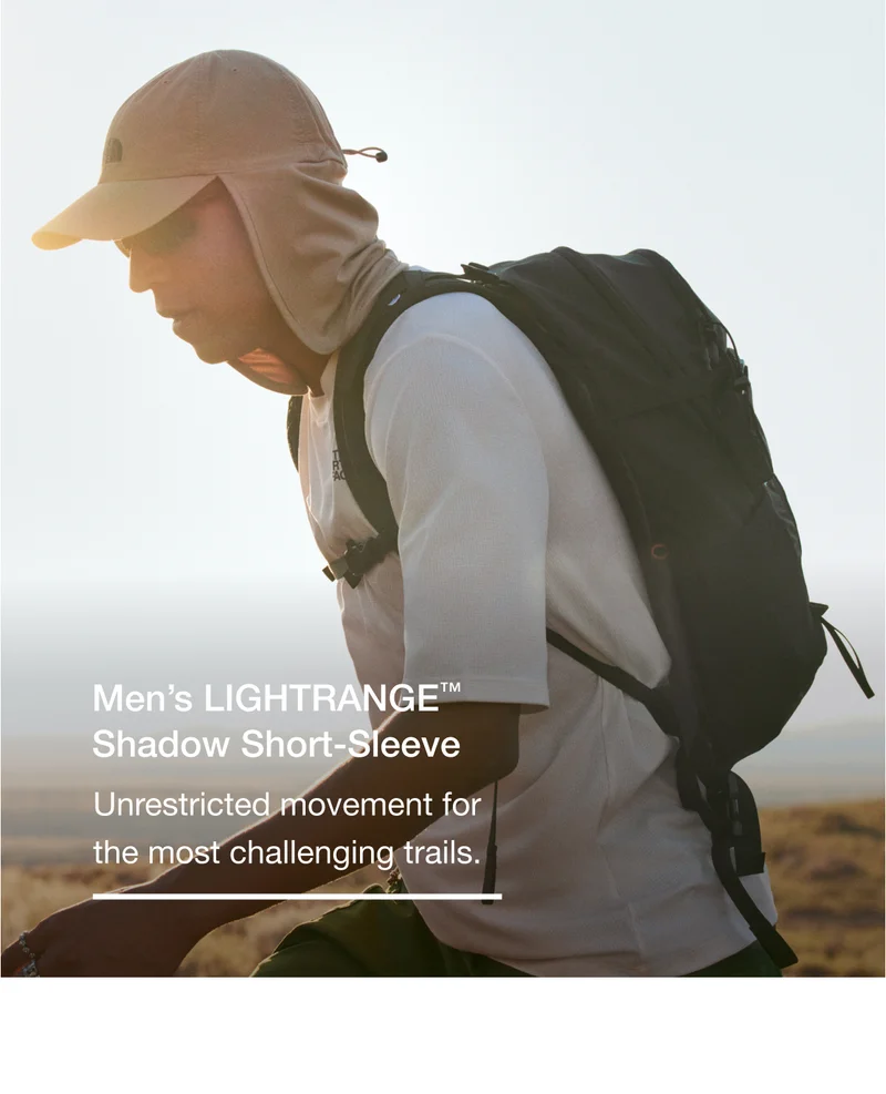 Men's LIGHTRANGE™ Shadow Short-Sleeve Unrestricted movement for the most challenging trails.