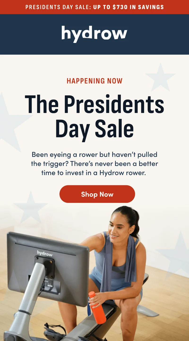 Presidents Day Sale. Happening Now.