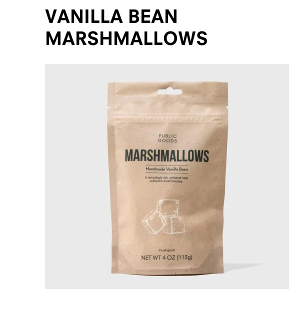Organic Marshmallows