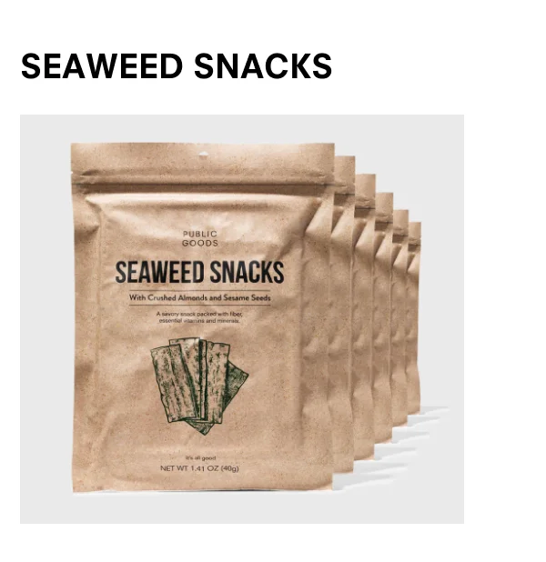 Almond-Sesame Seaweed Snacks