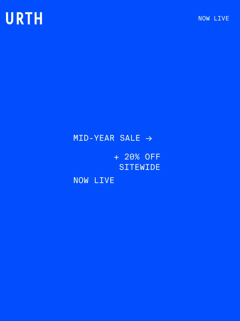 Mid-year sale now live