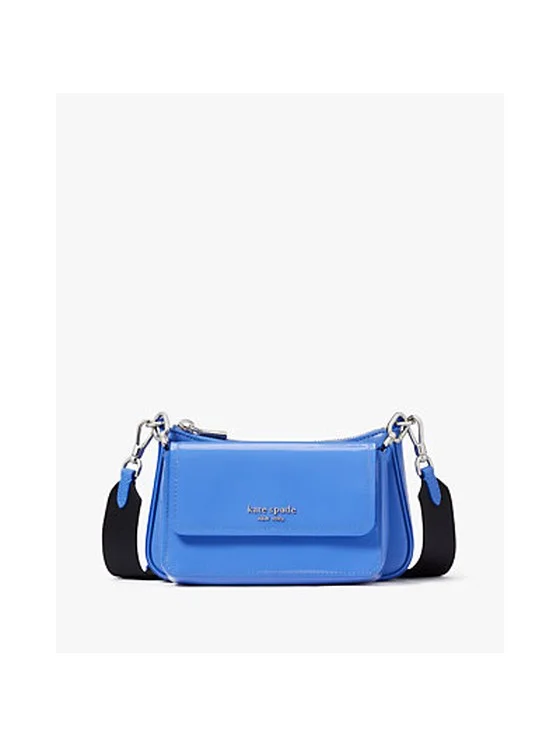 Double Up Patent Leather Crossbody