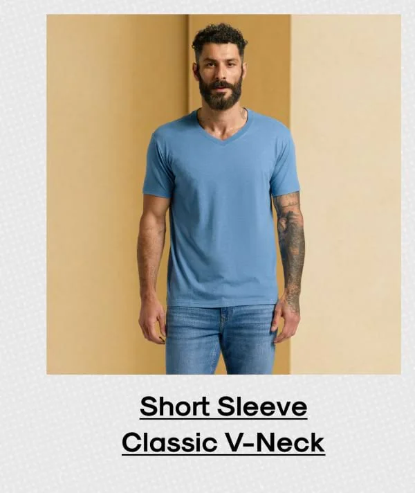 Short Sleeve  Classic Vee
