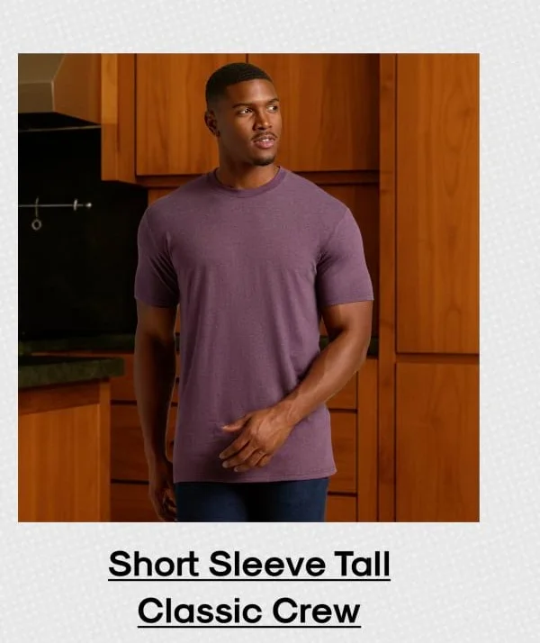 Short Sleeve Tall Classic Crew