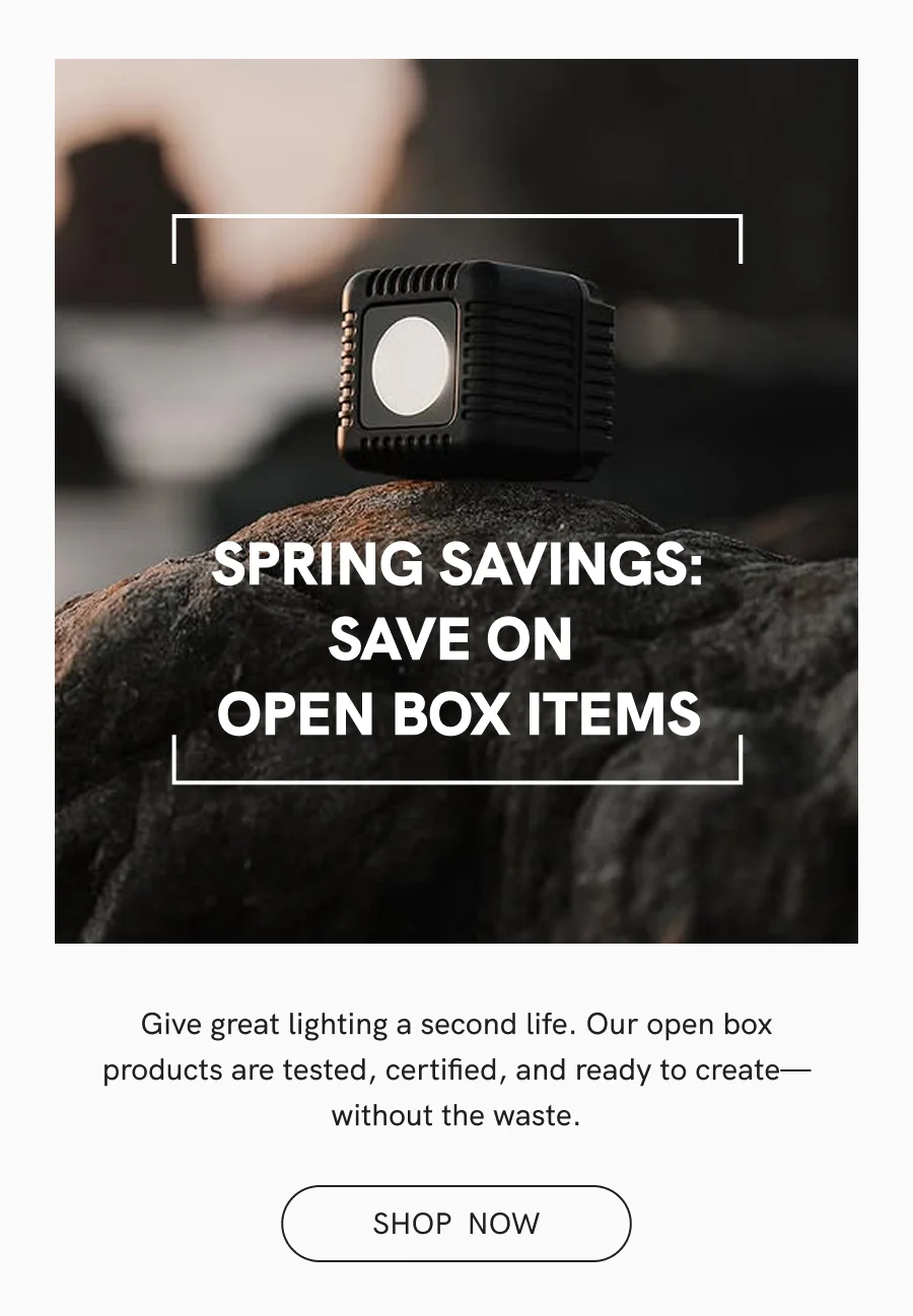 Spring Savings: Save On Open Box Items
