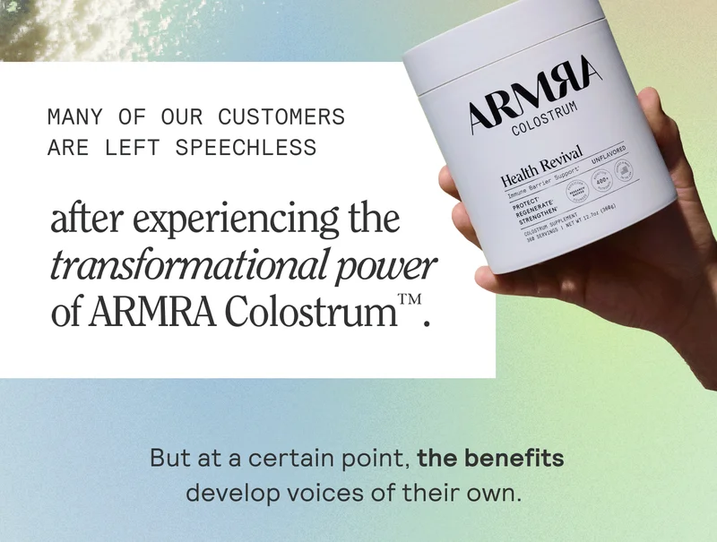 Many of our customers remain speechless after experiencing the power of ARMRA. But at a certain point, the benefits develop voices of their own.