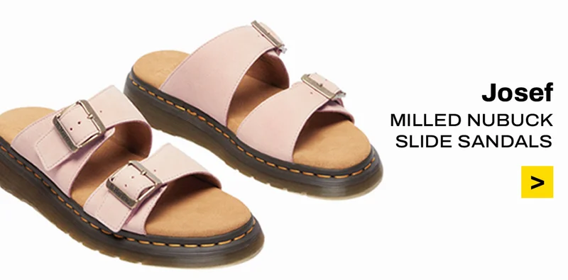 Josef Milled Nubuck Slide Sandals
