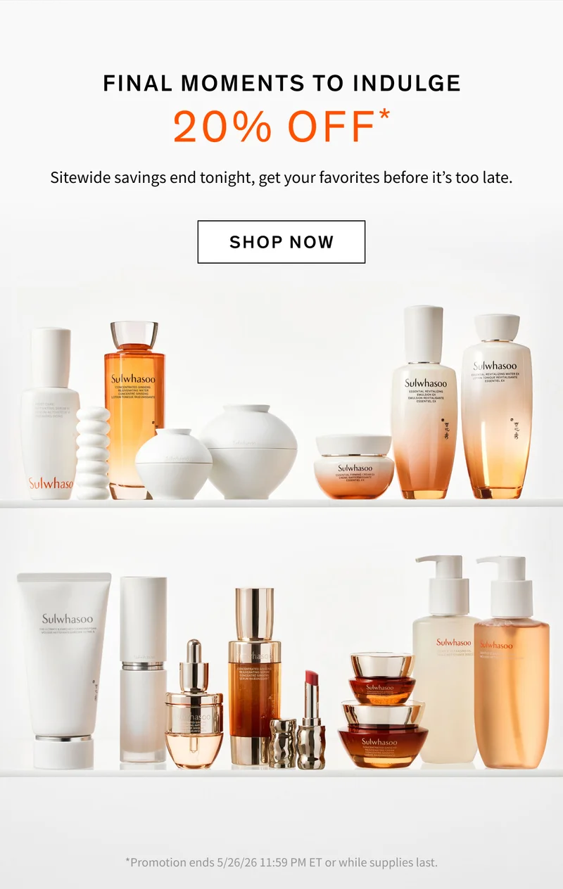 Enjoy 20% Off Sitewide