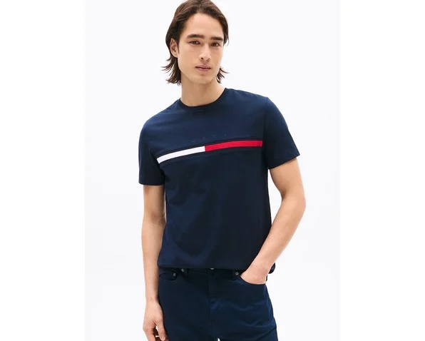 Embroidered Flag Logo T-Shirt