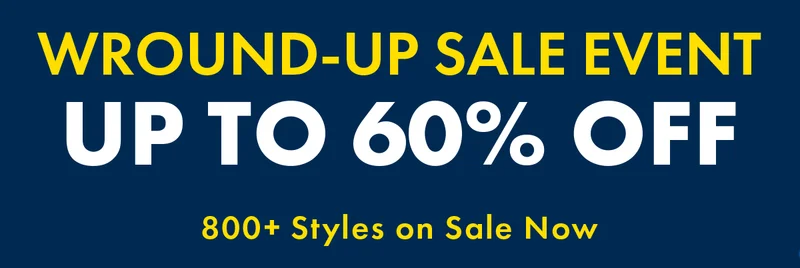 Wround-up sale event up to 60% off