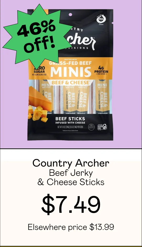 Beef Jerky & Cheese Sticks