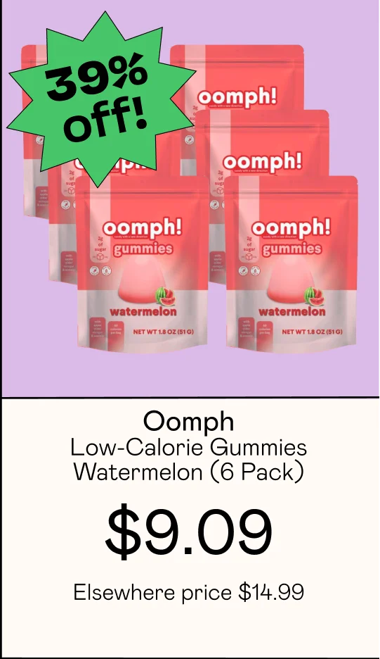 Low-Calorie Gummies - Watermelon (6 Pack)
